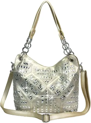 Geometric Gem Sparkle Purse