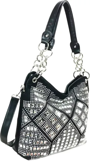 Geometric Gem Sparkle Purse