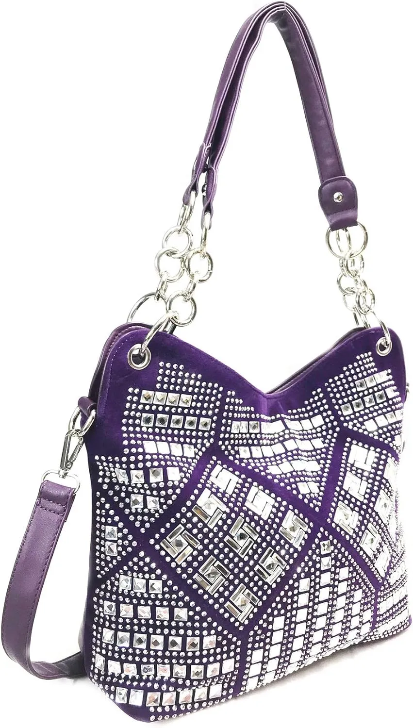 Geometric Gem Sparkle Purse