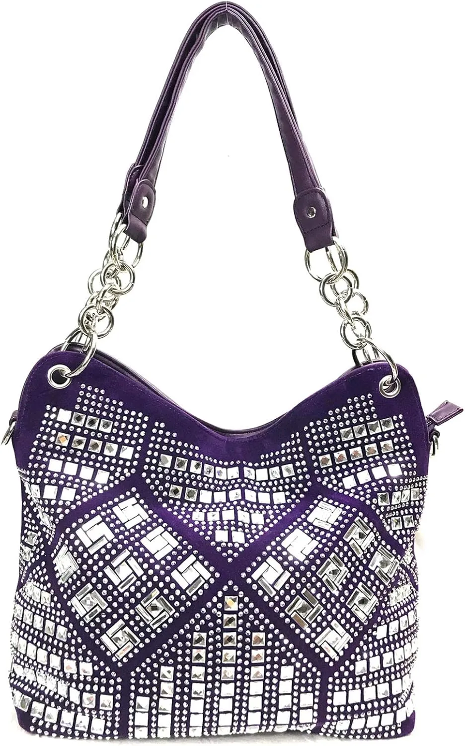 Geometric Gem Sparkle Purse