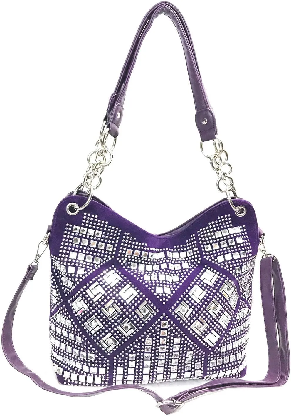Geometric Gem Sparkle Purse