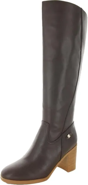 Giani Bernini Womens Odettee Leather Almond Toe Knee-High Boots