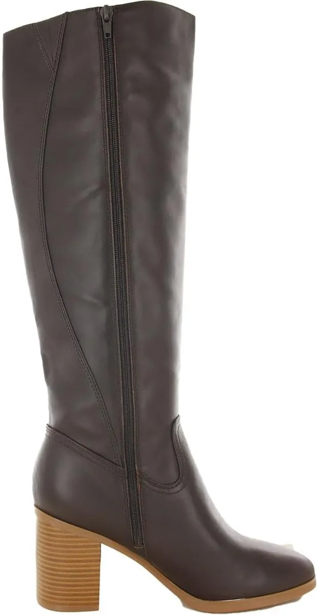 Giani Bernini Womens Odettee Leather Almond Toe Knee-High Boots