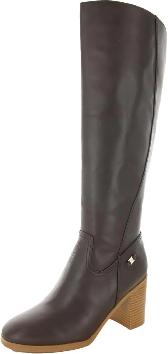 Giani Bernini Womens Odettee Leather Almond Toe Knee-High Boots