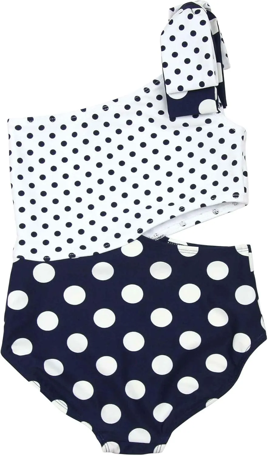 Girls' Bathing Beauty One-Shoulder Swimsuit, Sizes 4-12