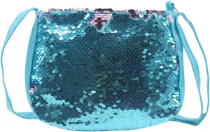Girls Crossbody Purse for Kids Sparkle Flip Sequin Small Bling Cute Purses Zippered Glitters Shoulder Bag