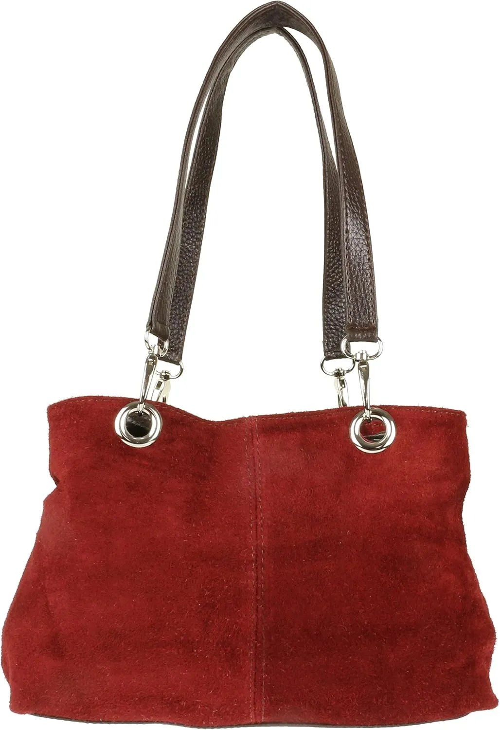 Girly HandBags Womens Italian Suede Leather Shoulder Bag