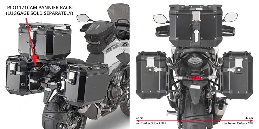 Givi Luggage for Honda NX 500 2024-