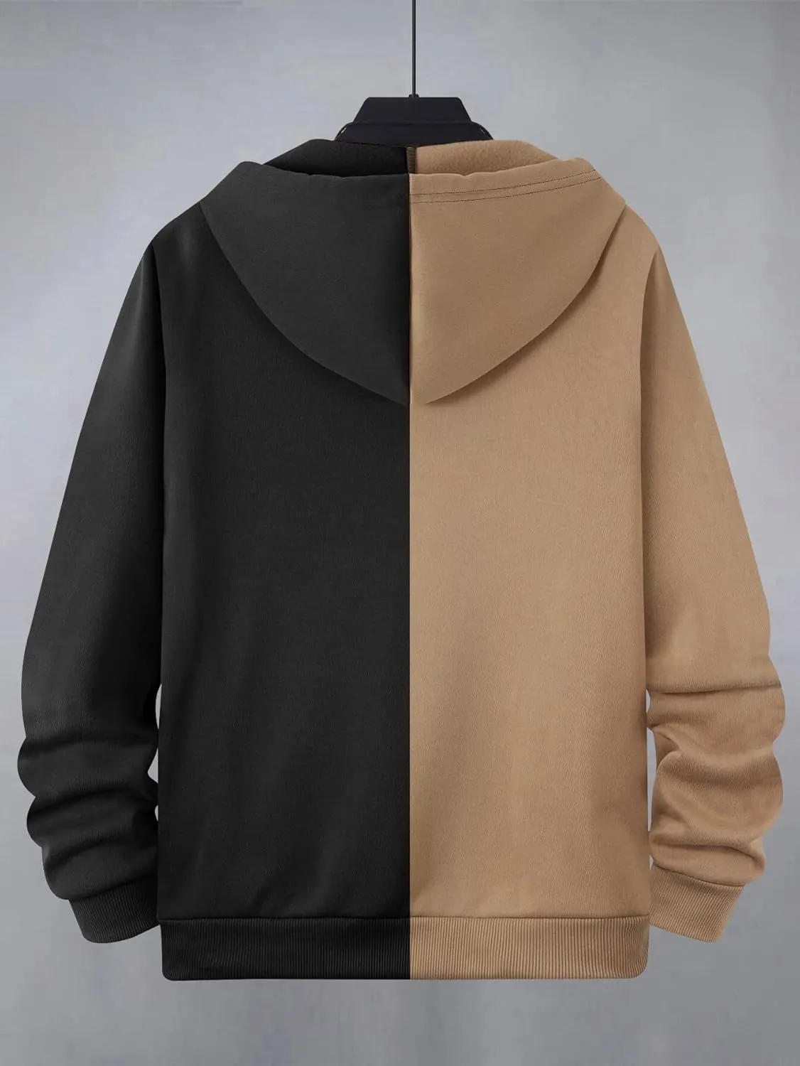 GORGLITTER Y2k Zip Up Hoodies for Men Graphic Sweatshirts long Sleeve Designer Hoodies Pullover Streetwear
