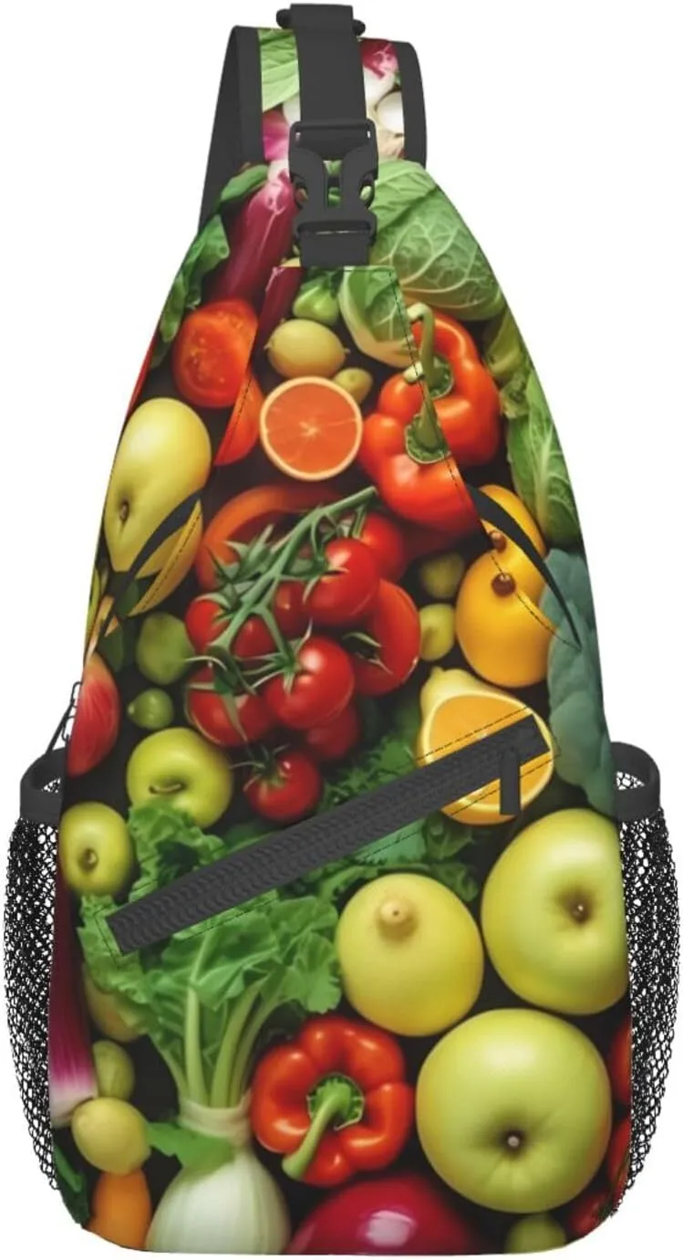 Green Grass Soccer Print Cross Chest Bag Diagonally Men Cross Chest Bag Diagonally