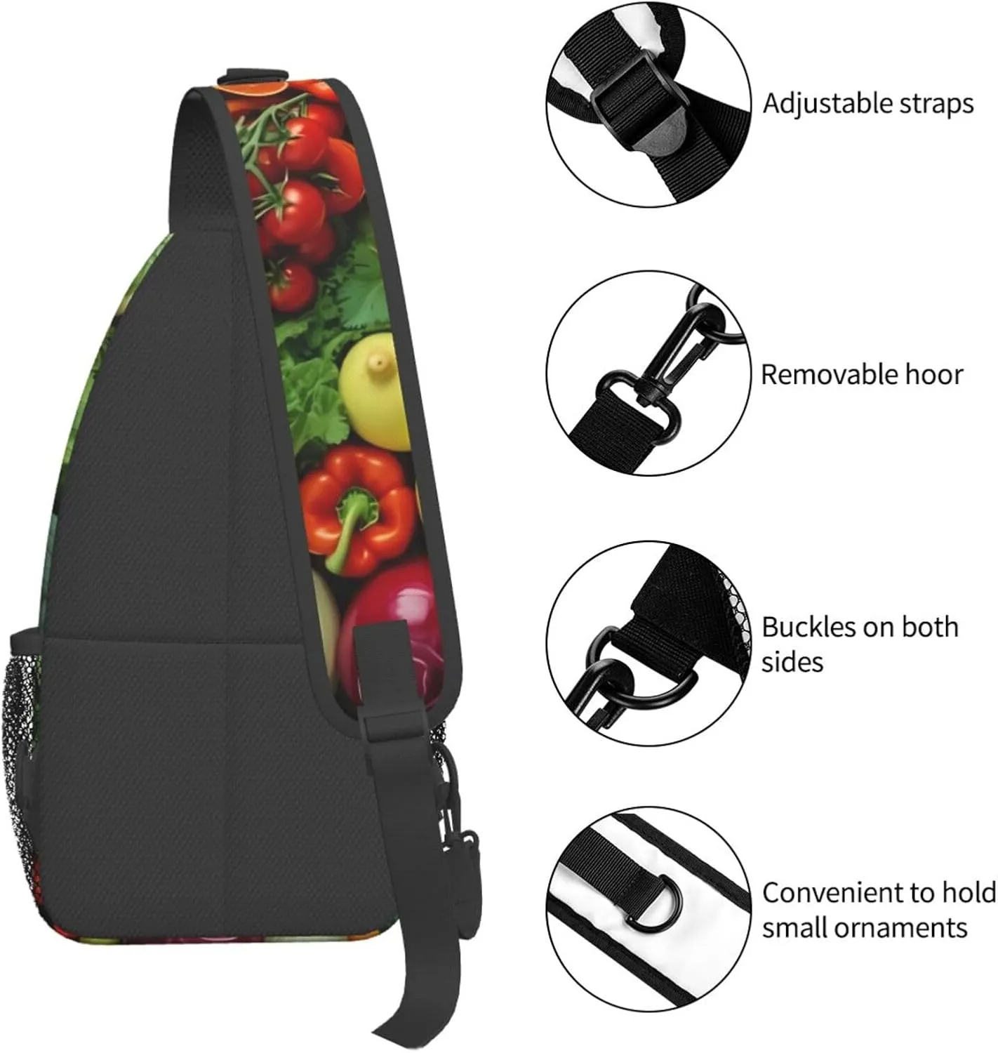 Green Grass Soccer Print Cross Chest Bag Diagonally Men Cross Chest Bag Diagonally