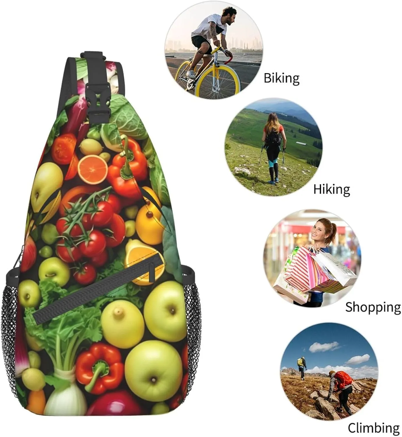Green Grass Soccer Print Cross Chest Bag Diagonally Men Cross Chest Bag Diagonally