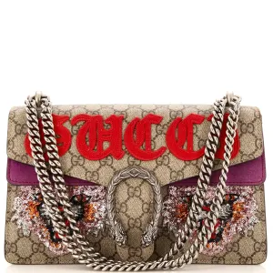 GUCCI Dionysus Bag Embellished GG Coated Canvas Small