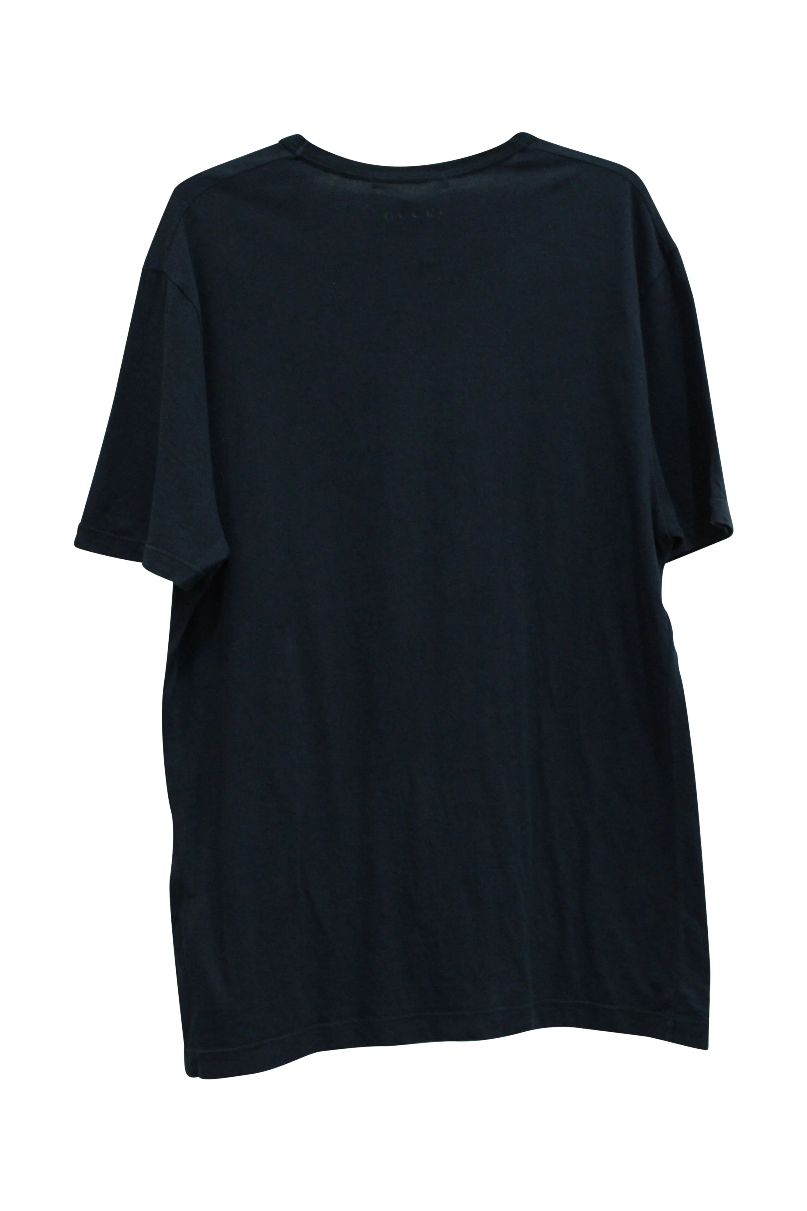 Gucci x Kris Knight Butterfly Tee Shirt in Navy Blue Cotton