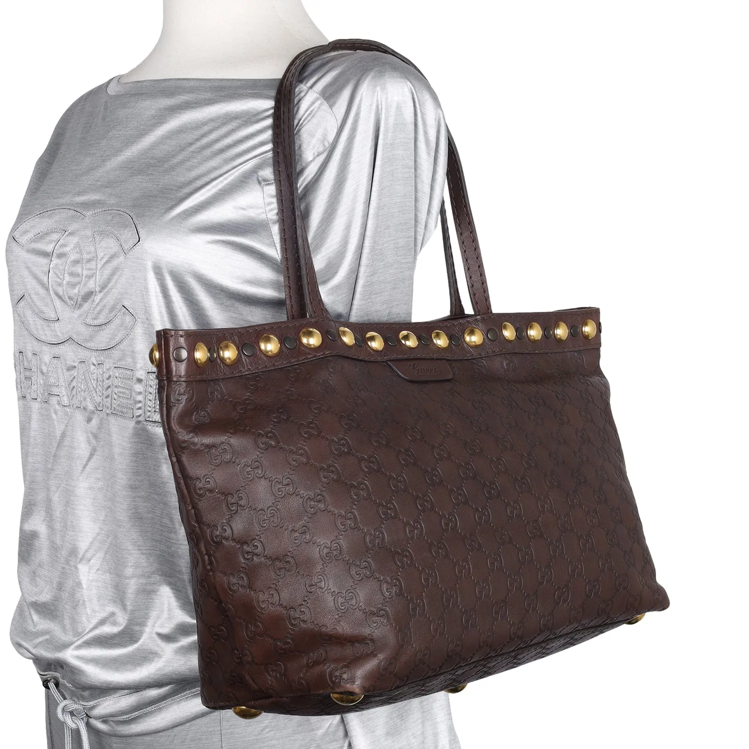 Guccissima Leather Medium Babouska Tote (Authentic Pre-Owned)