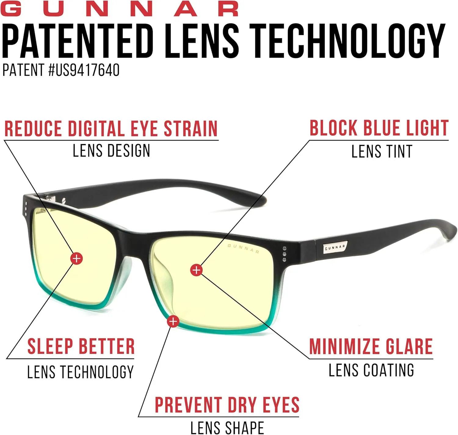 Gunnar - Premium Glasses for Kids (Age 12 ) - Blocks 65% Blue Light - Cruz