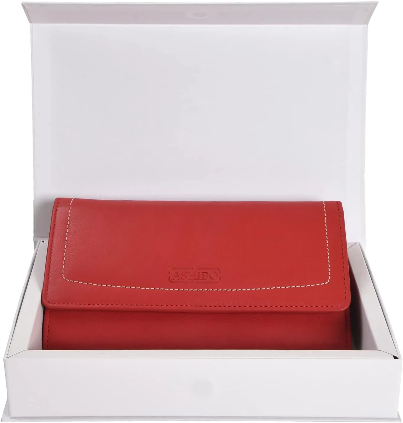 Handcrafted Women's Clutch Wallet Large Cpacity RFID Blocking Continental Purse Nappa Flat Genuine Leather Multiple Card Bills Holder with Zippered Pocket Phone Holder Wallet