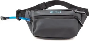 Handy On-The-Go Hydration Water-Repellent Malecon Premium Pack, Includes Magnetic Tube Holder and Extra-Wide Comfort Strap, 17 Fluid Ounce Capacity (1, Gray)