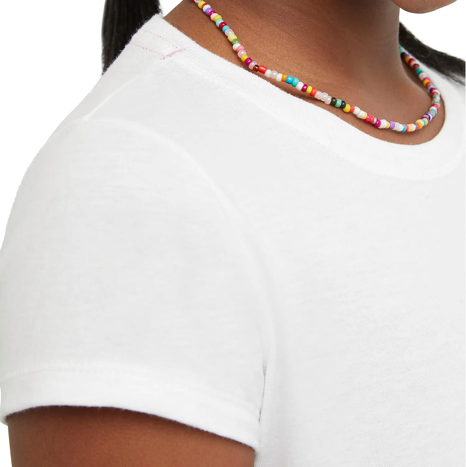 Hanes Girls' Jersey Cotton Tee (Pack Of 2)