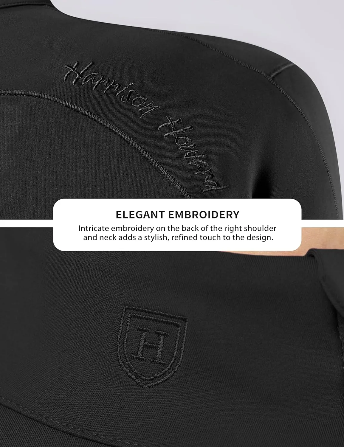 Harrison Howard Women's Lightweight Athletic Jacket With Long-Sleeve and Full Zip Warm Equestrian Horse Riding Jacket