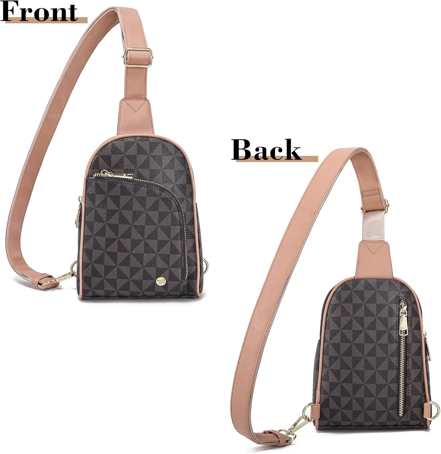Haytijoe RFID Blocking Crossbody Bags for Women Travel Small Sling Bag Leather Cross Body Bag for Woman Fanny Packs Chest Bag