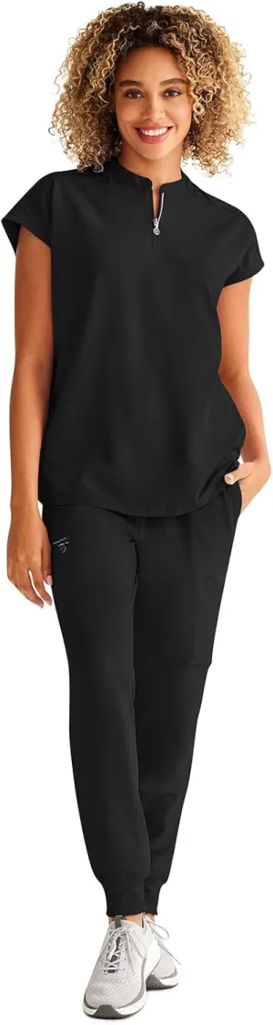 Healing Hands Women Medical Scrub Top Sandy Top with 2 Pockets, Moisture Wicking, 360° Stretch and Recycled Fiber - 2286