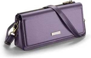 HERCOO Small Crossbody Phone Purse, Women's RFID Crossbody Wallet Wristlet Purse with Phone Pocket