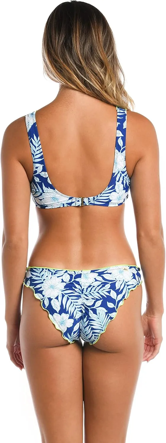 Hobie Women's Standard Ruffle Bralette Bikini Swimsuit Top