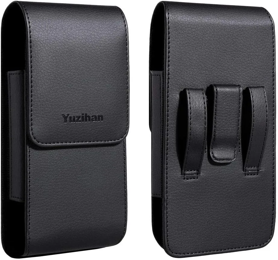 Holster for iPhone 16 Plus, 16 Pro Max, iPhone 15 Plus 15 Pro Max,14 Plus 14 Pro Max,13 Pro Max,12 Pro Max Belt Holster Fit with Thick Defender Case Hybrid Armor On