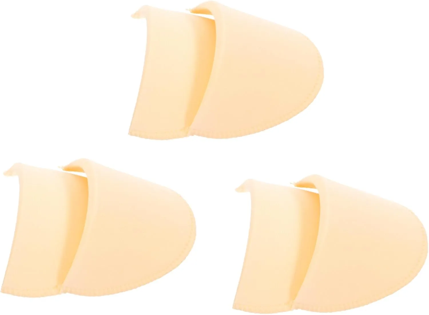 HOMSFOU Polyester Shoulder Pads for Women 3 Pairs of Anti-Slip Shoulder Enhancers Universal Fit Washable and Skin-Friendly