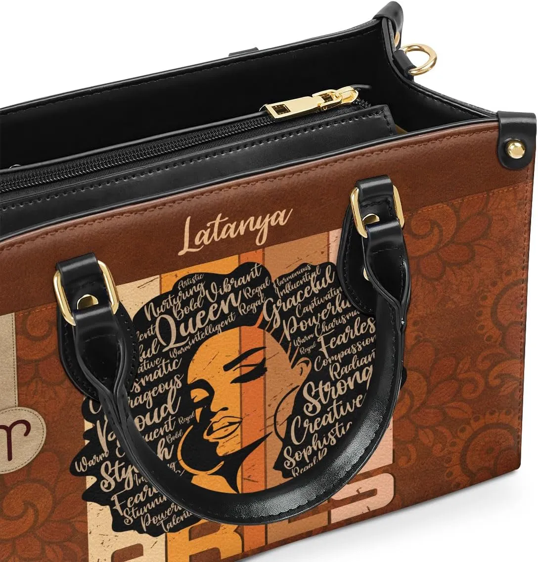 Horoscope - Personalized Leather Handbag For Women, Bohemian, Zodiac, Birthday Gifts - Mothers Day Gifts For Women