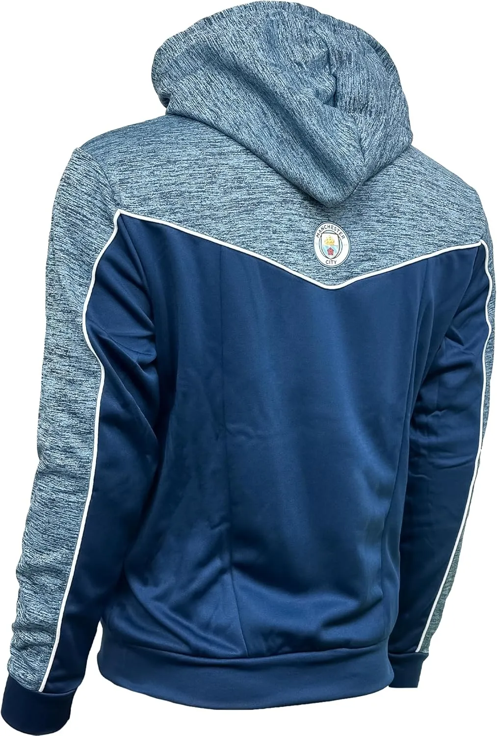 Icon Sports Men's Manchester City Full-Zip Hoodie, Licensed M. City Hooded Sweatshirt