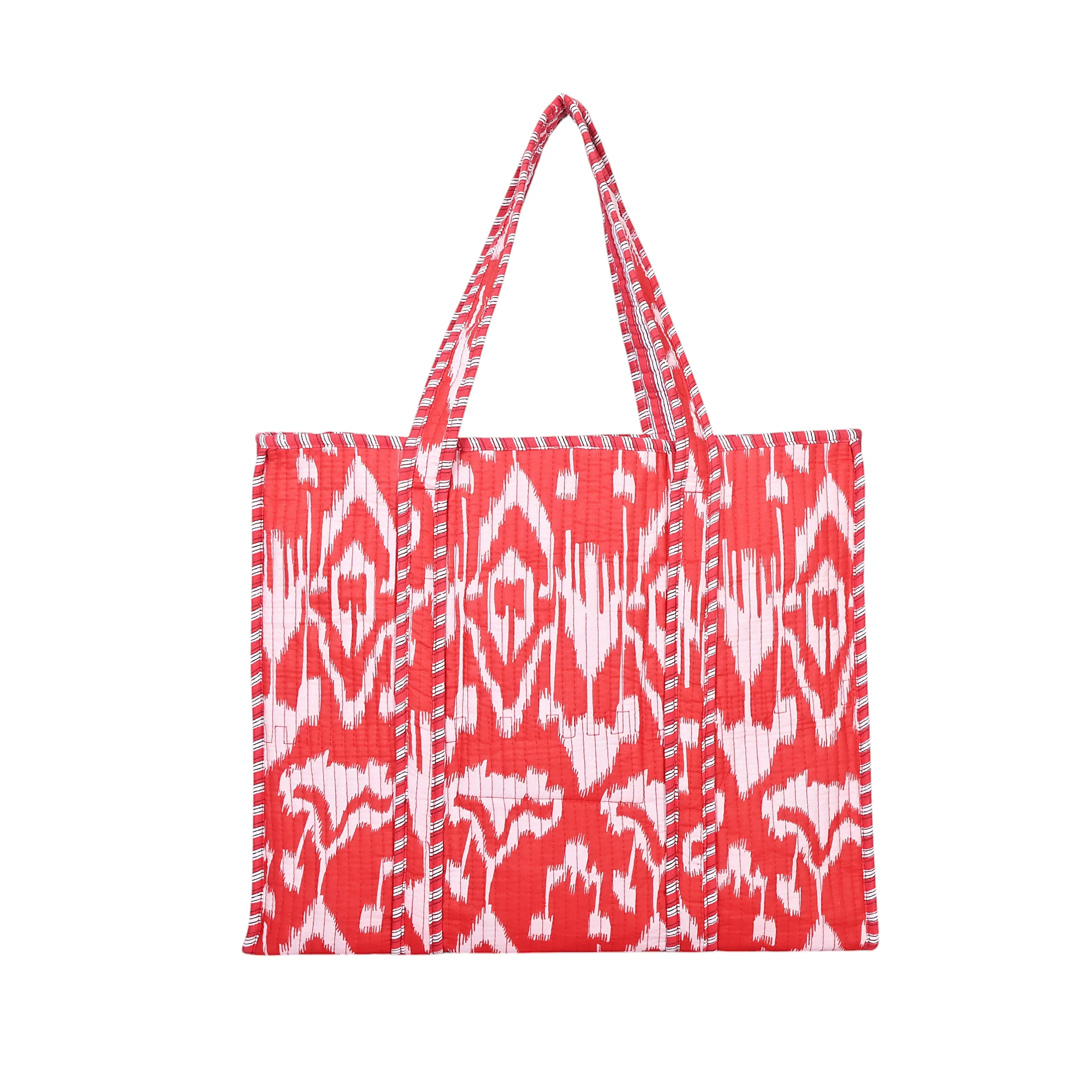 Ikat Cotton Tote, Weekender and Travel Set Bundle