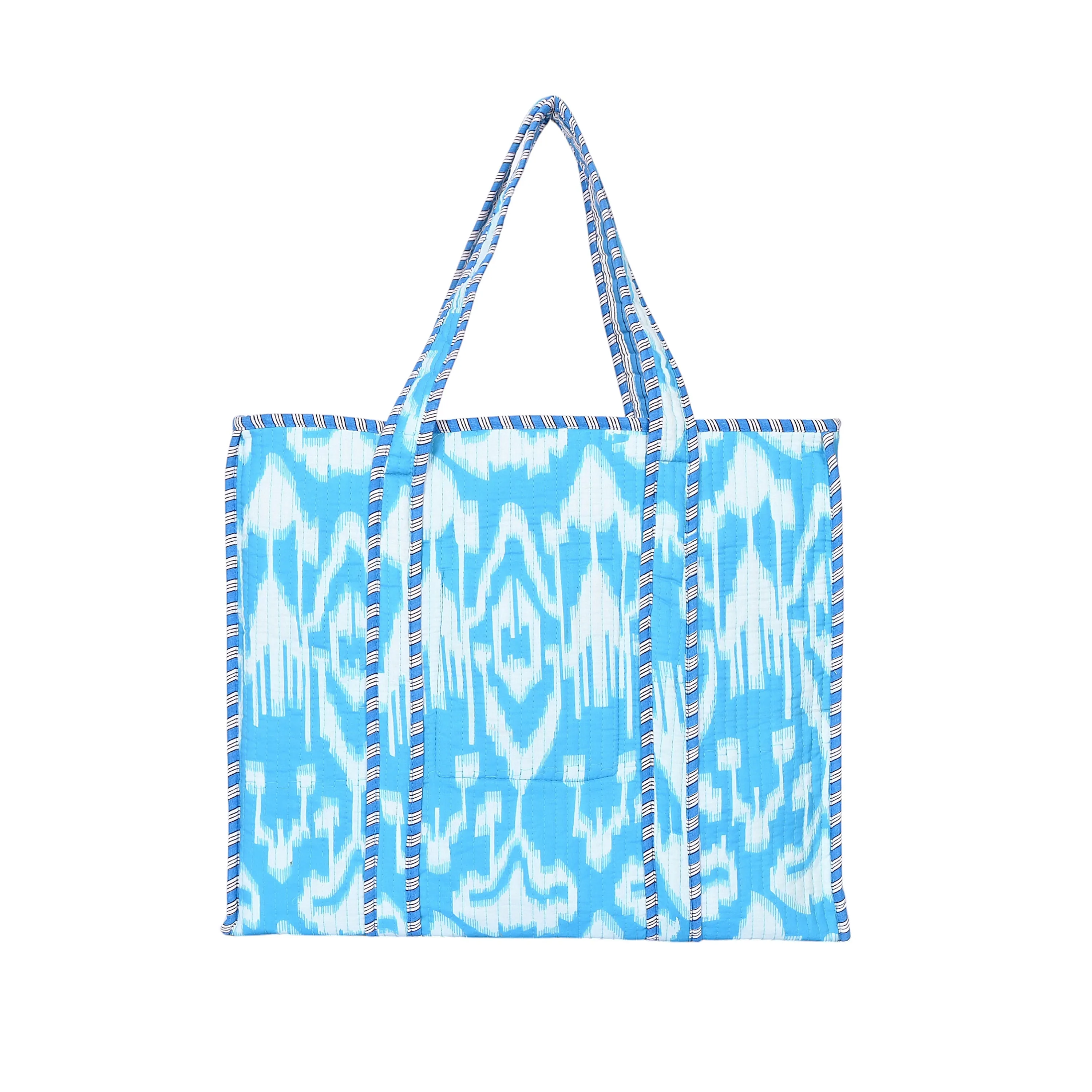 Ikat Cotton Tote, Weekender and Travel Set Bundle