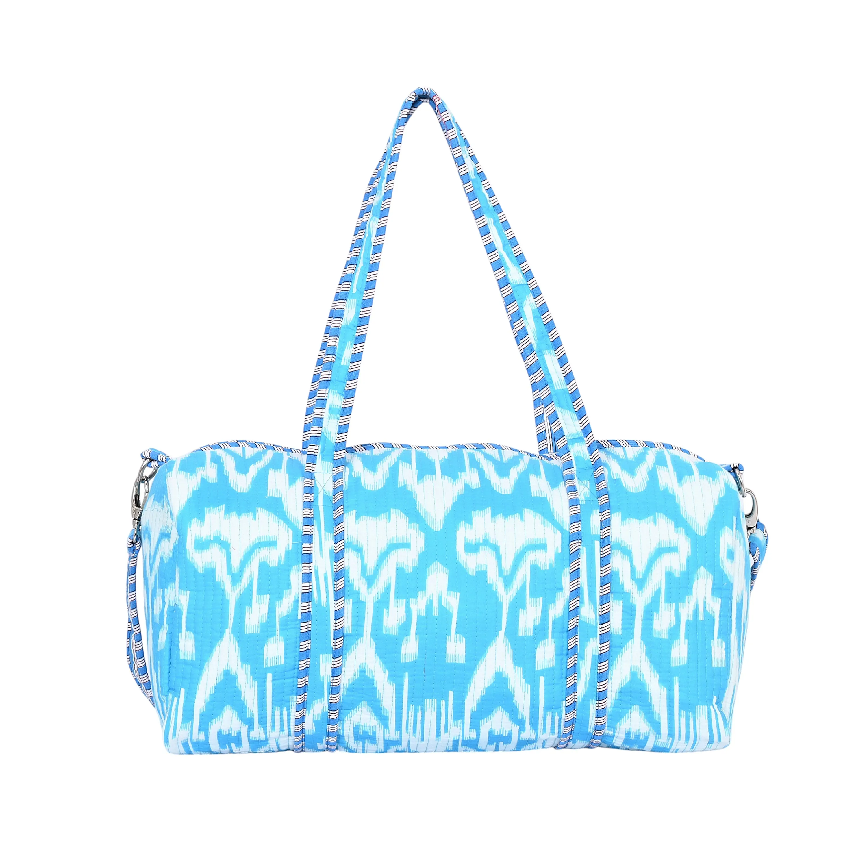 Ikat Cotton Tote, Weekender and Travel Set Bundle