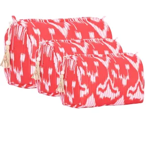 Ikat Cotton Tote, Weekender and Travel Set Bundle