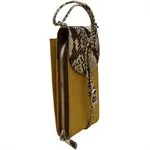 ILI 6321 SNAKE MULTI ACCORDION PHONE CROSSBODY INTERNATIONAL LEATHER INDUSTRIES