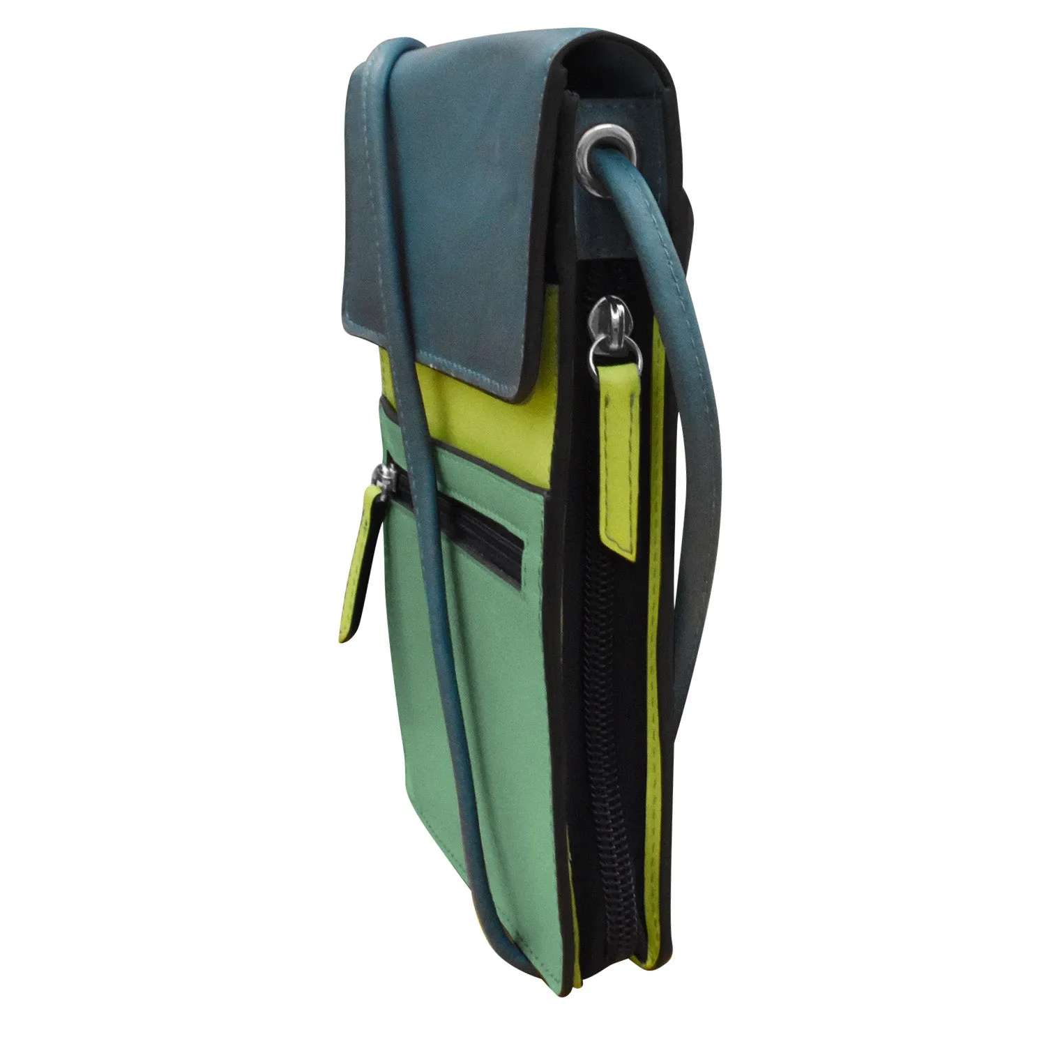ILI 6824 SERENITY MULTI ORGANIZER ON A STRING INTERNATIONAL LEATHER INDUSTRIES