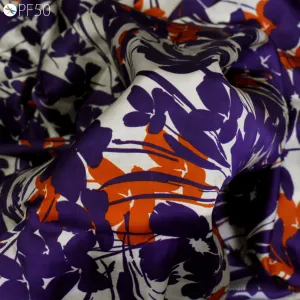 Indian Modal Fabric by the Yard Flowy Soft Printed Summer Dresses Fabric Shirt Comfortable Clothing Wedding Costumes Drapery Sewing Crafting