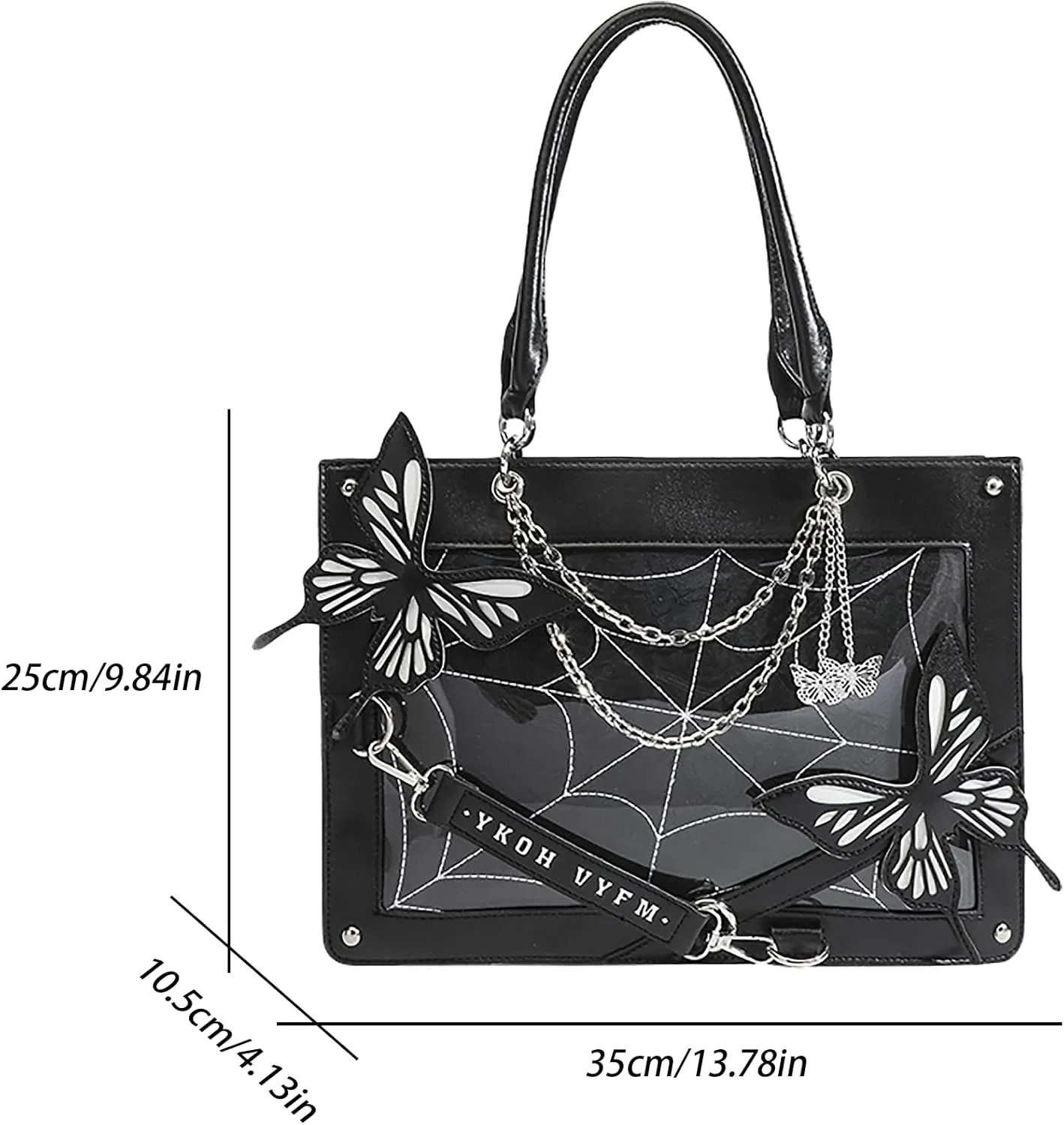 ita bag Butterfly ita crossbody bag pin display shoulder bag with anime aaccessories handbag