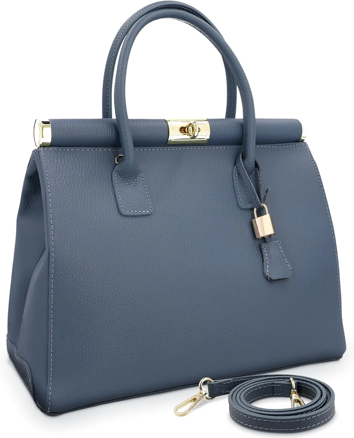 Italian Leather Handbags for Women - Spacious Interior, Durable Hardware, Crossbody Strap, Handmade