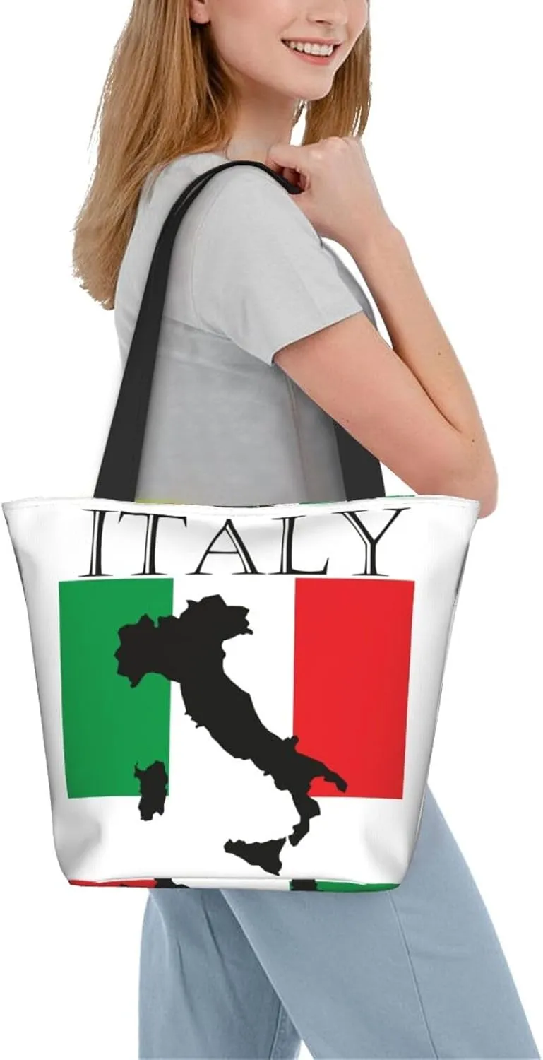 Jamaican Flag Butterfly Women's Tote Bag Lightweight Shoulder Bag Shopping Handbag Large Capacity Handbag With Zipper