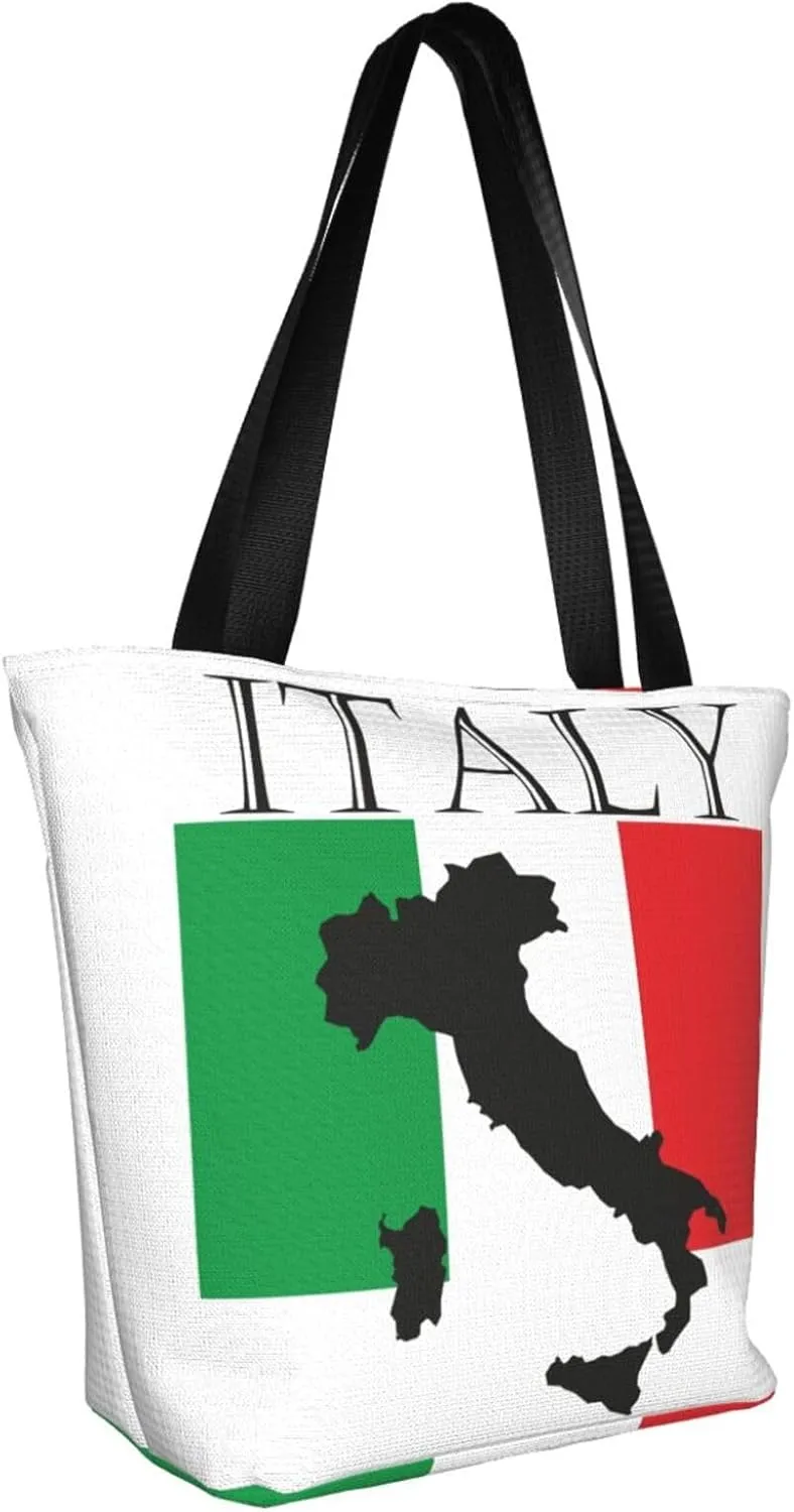 Jamaican Flag Butterfly Women's Tote Bag Lightweight Shoulder Bag Shopping Handbag Large Capacity Handbag With Zipper
