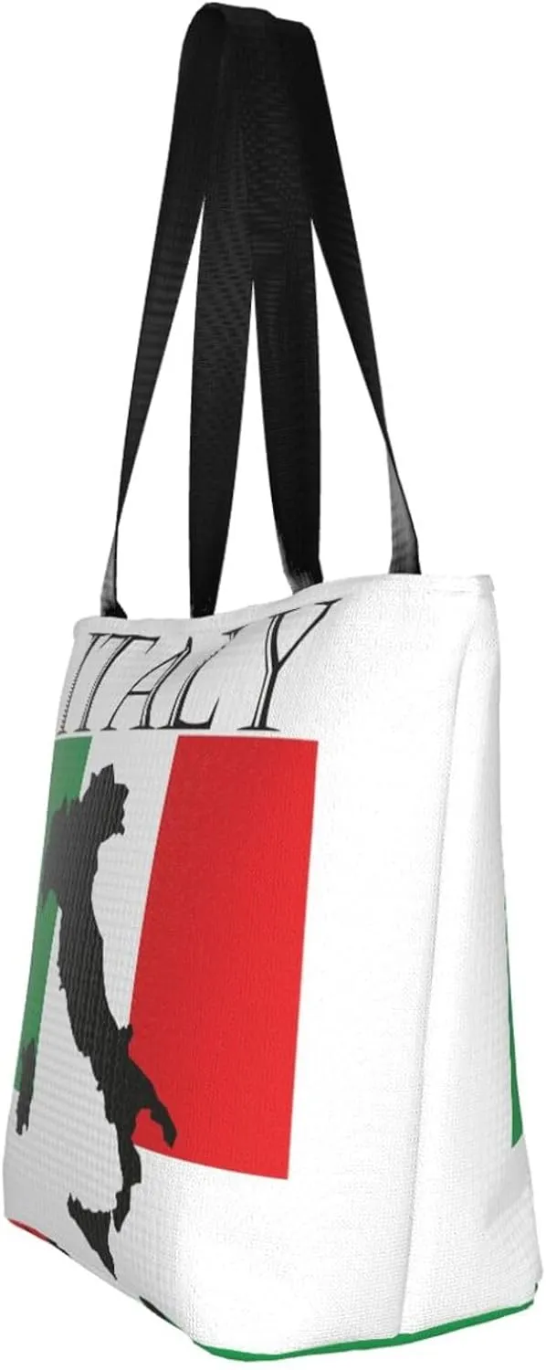 Jamaican Flag Butterfly Women's Tote Bag Lightweight Shoulder Bag Shopping Handbag Large Capacity Handbag With Zipper