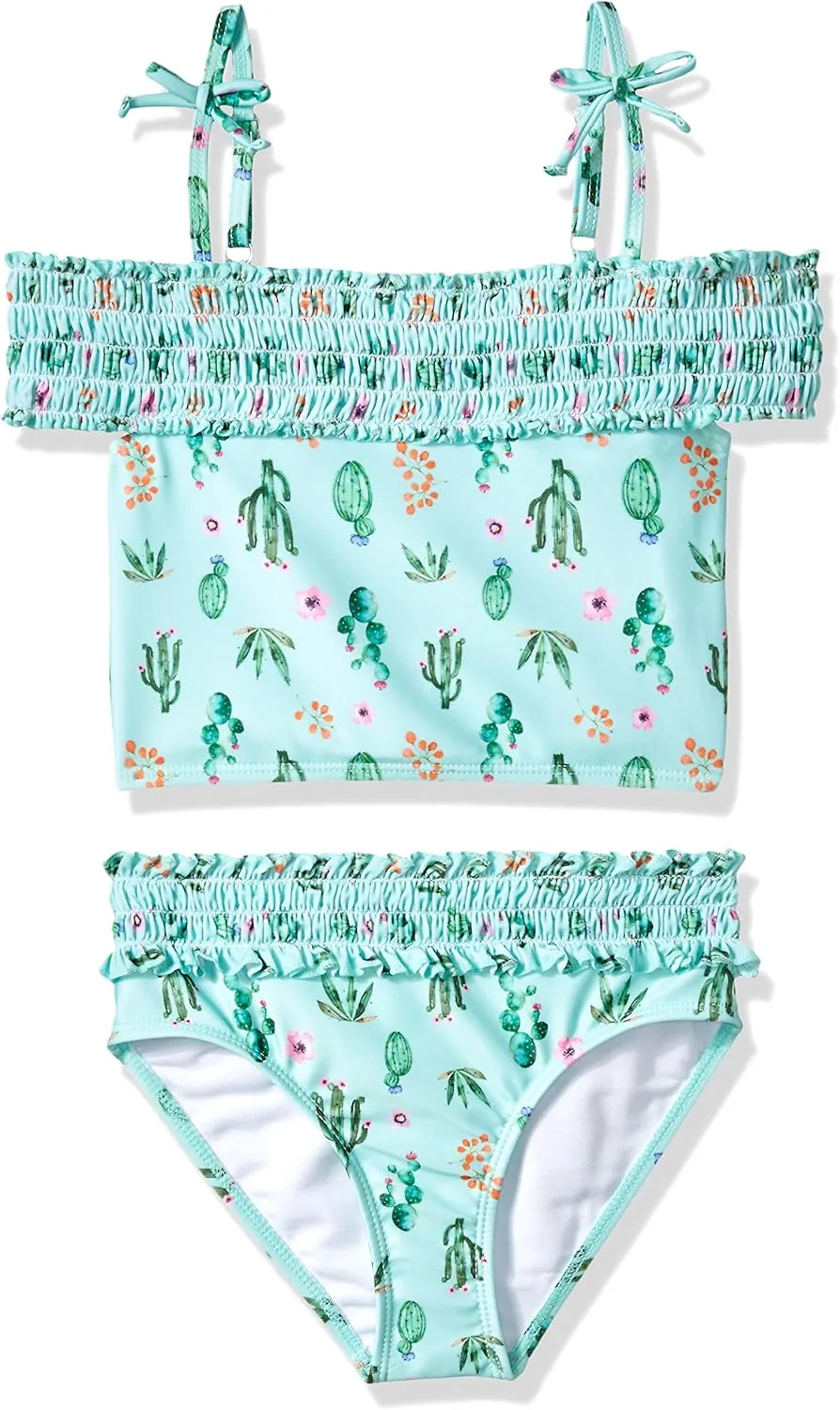 Jantzen Girls Little Desert Darlings Cactus Print Tankini