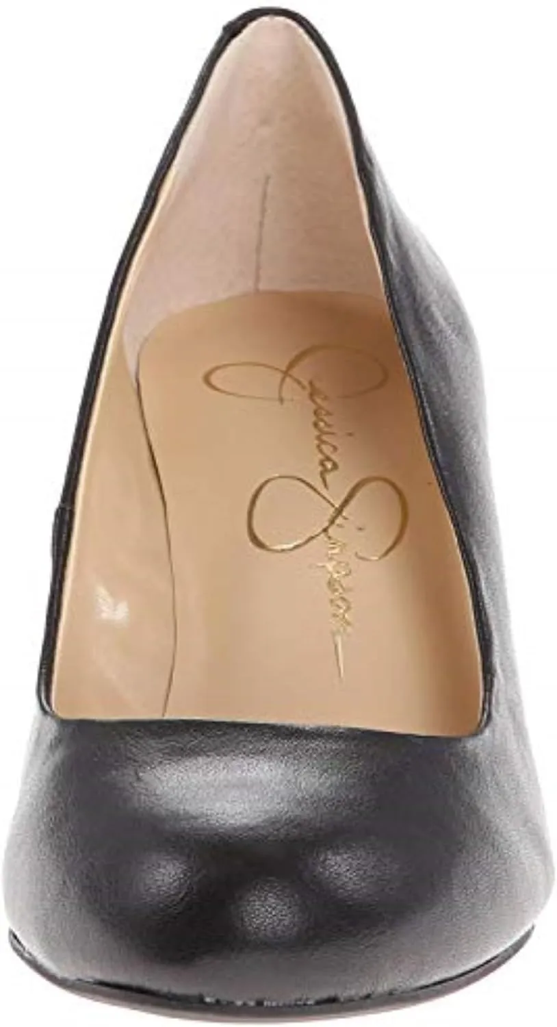 Jessica Simpson Women's Sampson Round Toe Wedge Heels Pumps
