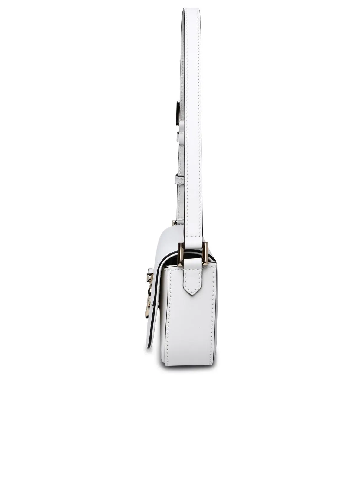 Jimmy Choo White Lear Bag