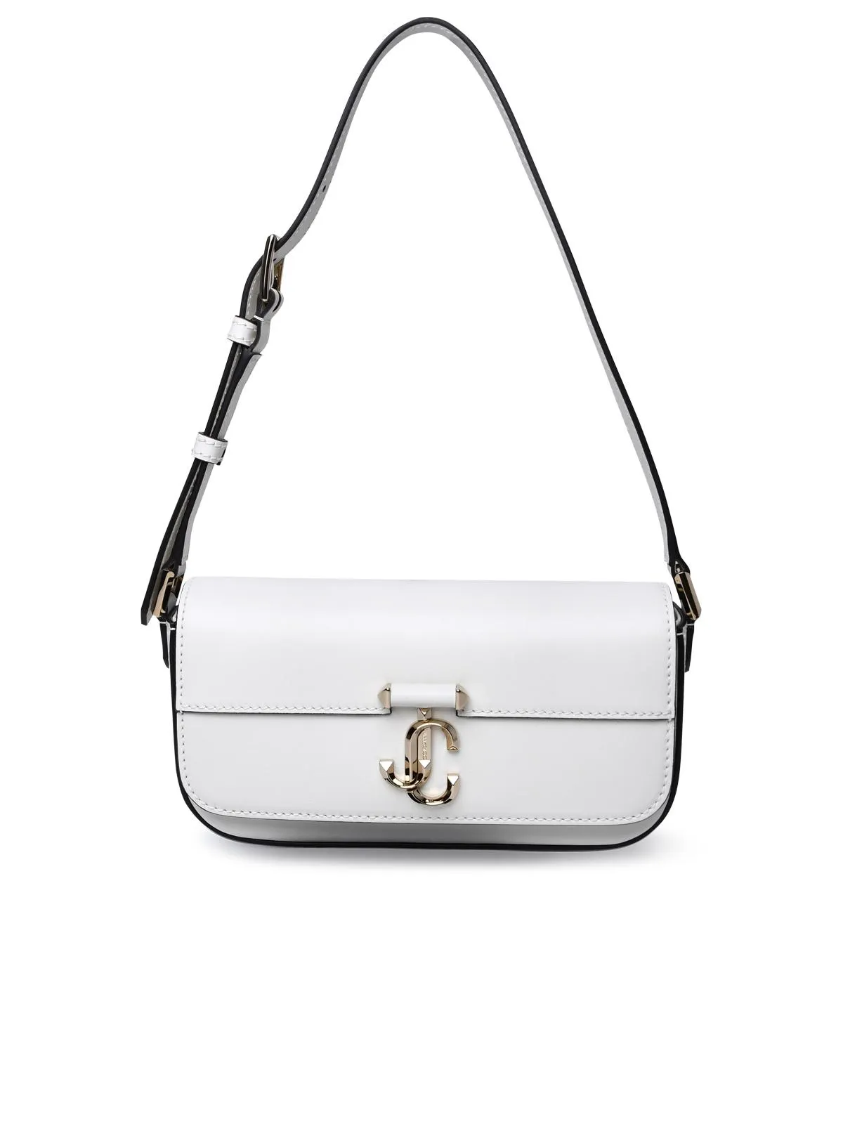 Jimmy Choo White Lear Bag
