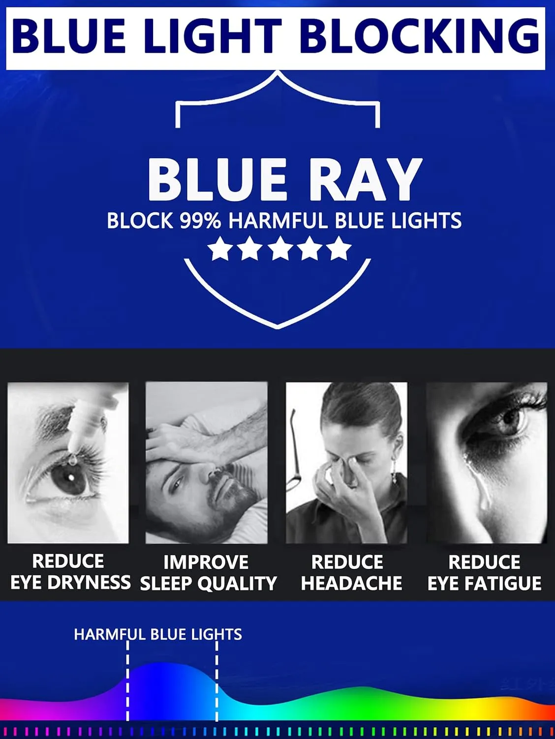 JJWELL 3 Pack Blue Light Blocking Reading Glasses for Women, Anti Eyestrain/Computer Glare UV 400 Filter Readers with Spring Hinge, Lightweight Rimless Tinted Metal Blue Rays Eyeglasses (4.00)