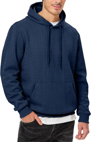 JMIERR Mens Hoodie Pullover 2024 Sweatshirts Graphic Hoodie Long Sleeve Drawstring Fashion Hooded Shirt with Pocket